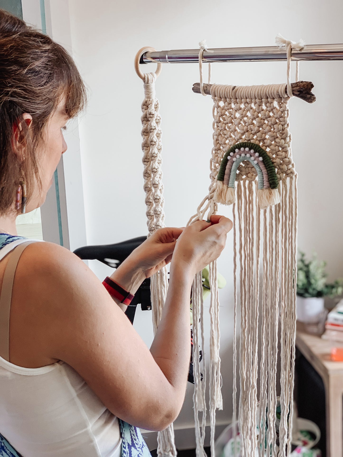Macrame Rainbow Wall Hanging Workshop - Sunday, Oct. 22nd, 10am-1pm
