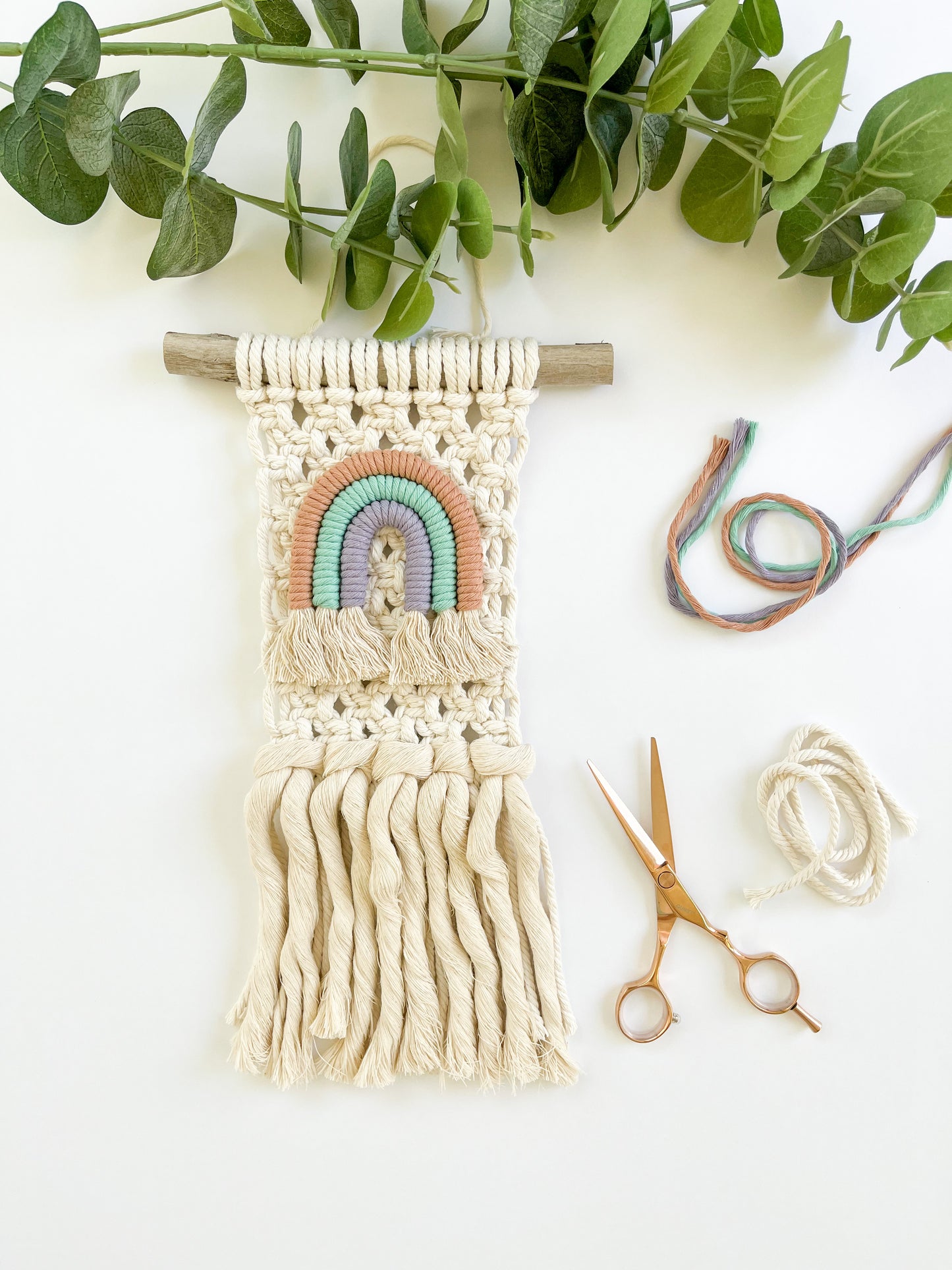 Macrame Rainbow Wall Hanging Workshop - Sunday, Oct. 22nd, 10am-1pm