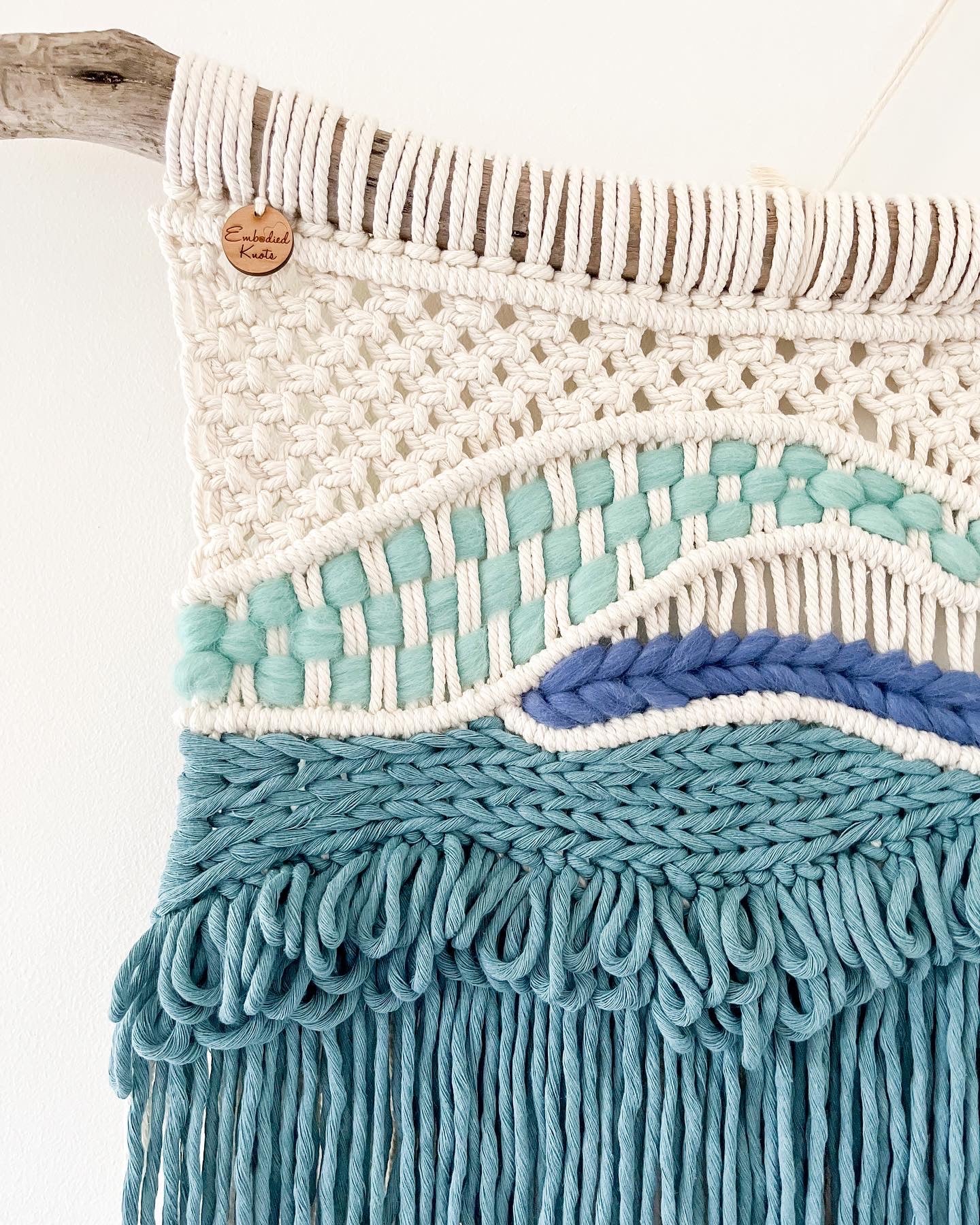 Kissing Waves Wall Hanging