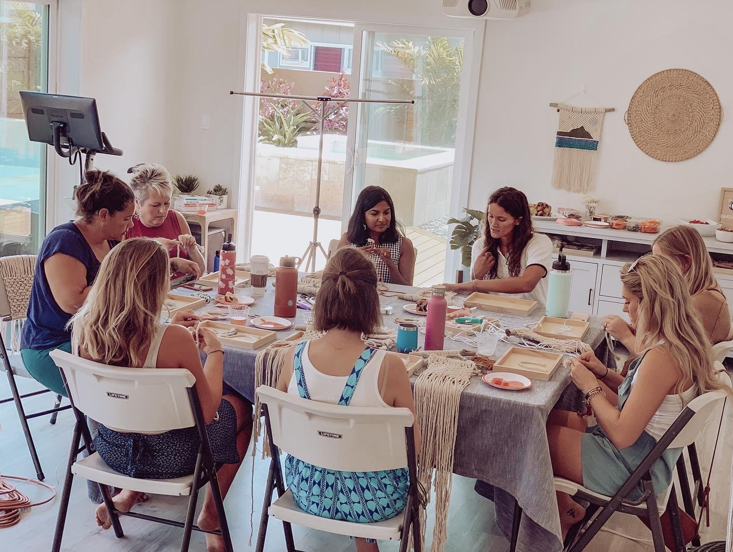 Macrame Rainbow Wall Hanging Workshop - Sunday, Oct. 22nd, 10am-1pm