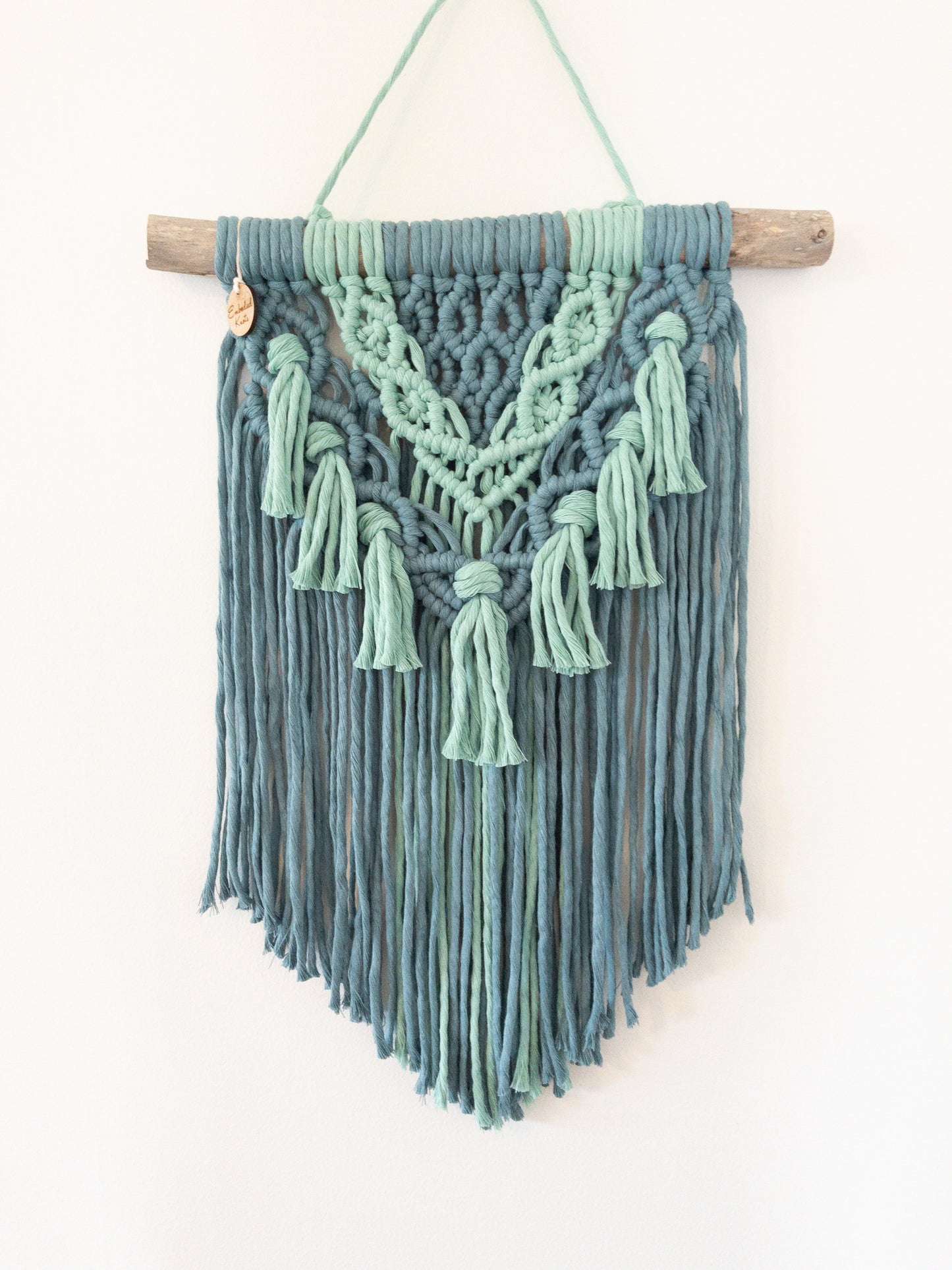 Blue & Turquoise Layered Wall Hanging