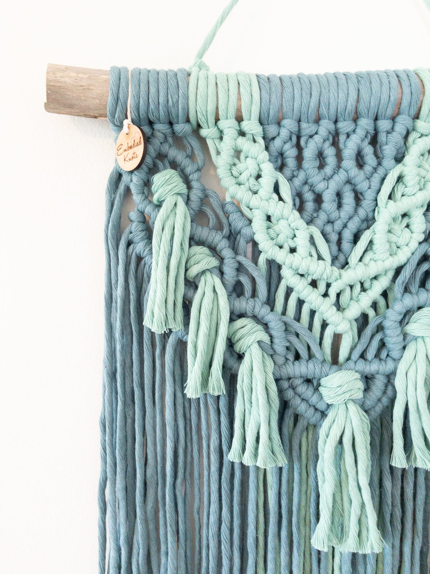 Blue & Turquoise Layered Wall Hanging