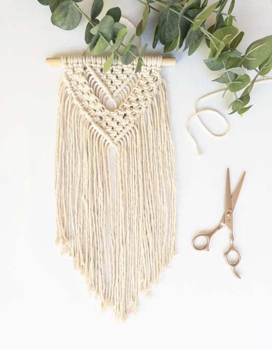 Beginner Macrame Wall Hanging Workshop - Saturday, March 25th, 9am-11:30am