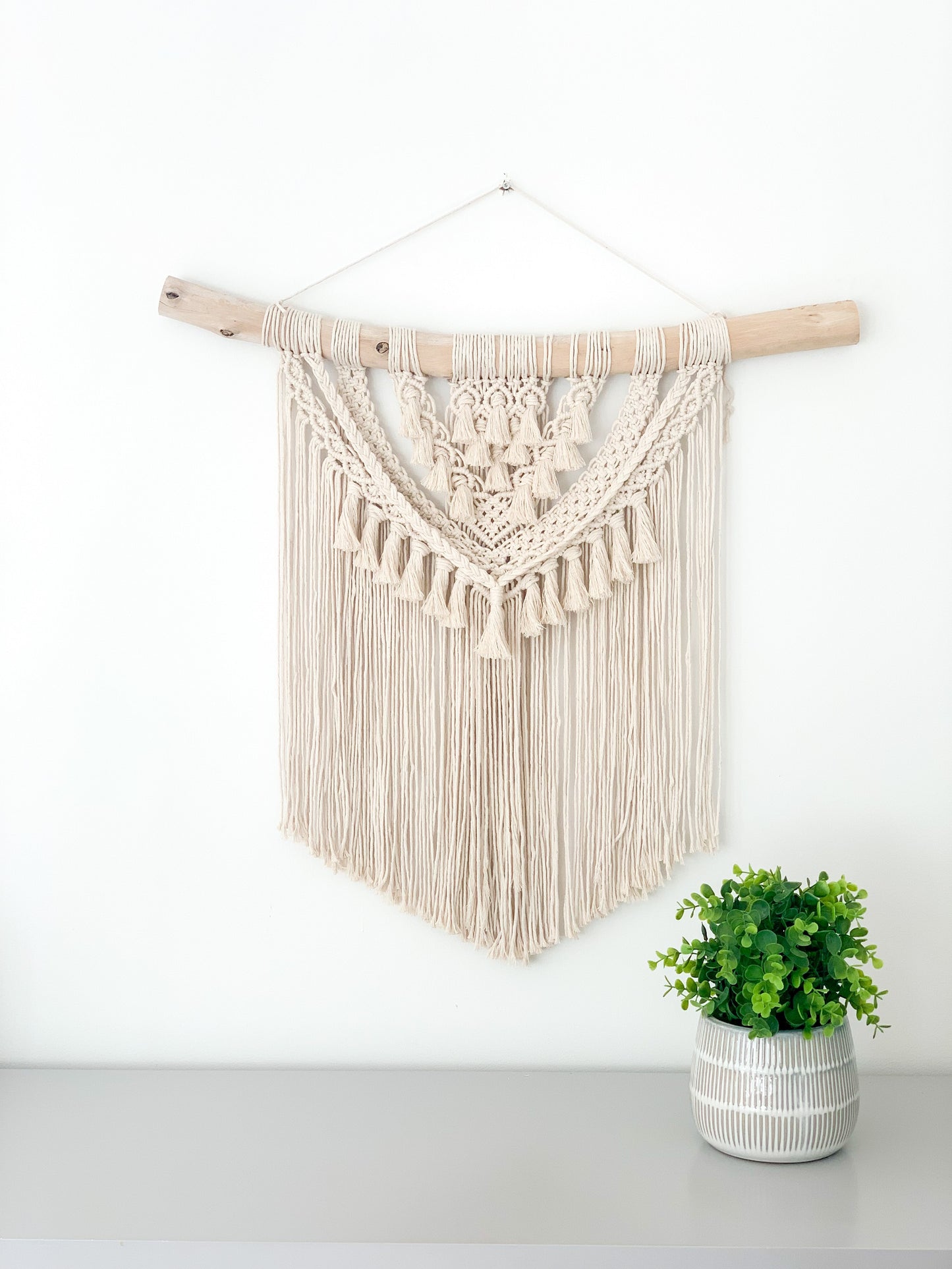 Large Layered Wall Hanging - Natural